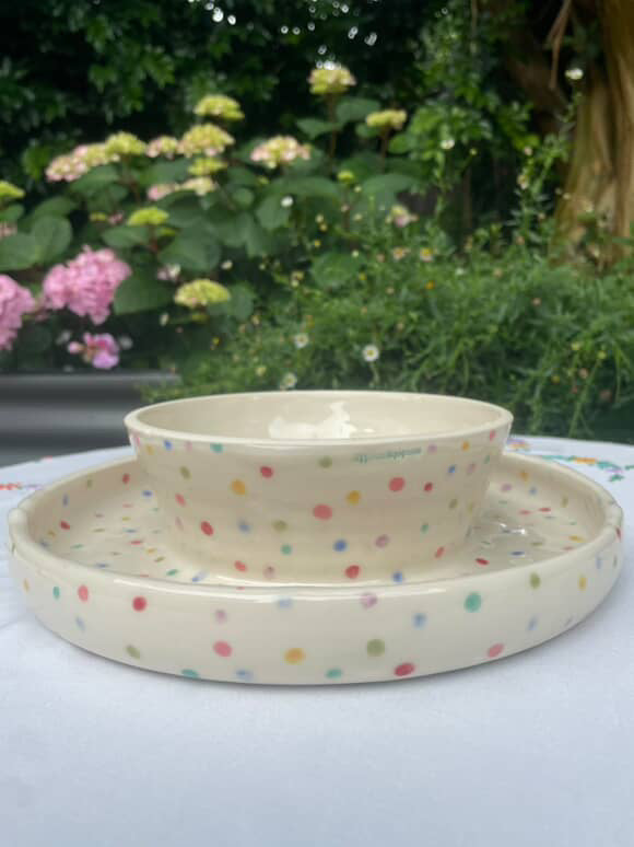 Dotty Ceramic Cake Stand