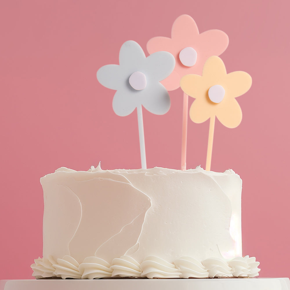 Daisies Cake Toppers (set of 3)