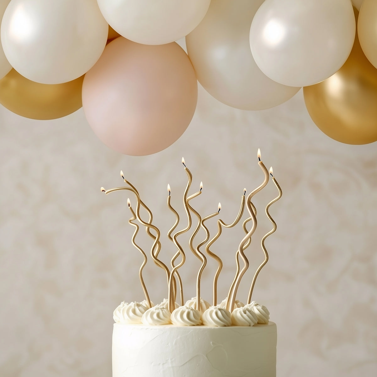 Swirly Cake Candles